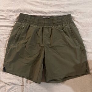 All in Motion Men's Athletic Shorts in Dark Green